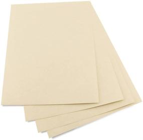 img 2 attached to Материалы для рукоделия Hygloss Craft Parchment Paper Sheets - Дружелюбны к принтеру, 8.5x11 - 30 Листов