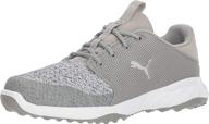 puma fusion sport limestone gray violet sports & fitness for golf logo