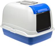 🐱 ferplast maxi bella cabrio cat toilette home, blue: stylish and functional litter box solution logo