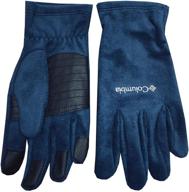 🧤 columbia thermal reflective omni heat fleece men's gloves & mittens - enhance your winter accessories with extra warmth logo