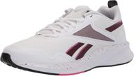 reebok womens fusium white orange logo