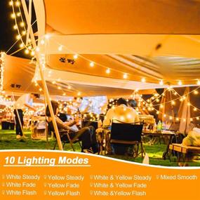 img 3 attached to 🎄 Vibrant Color Changing Christmas Globe String Lights: 55ft LED Fairy Lights for Indoor/Outdoor Decor, Remote Controlled with USB Plug-in - Waterproof & Perfect for Wedding Parties, Gardens, and Bedrooms