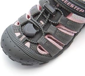 img 1 attached to Closed Hiking Sandals 👞 for Toddler Boys by Weestep