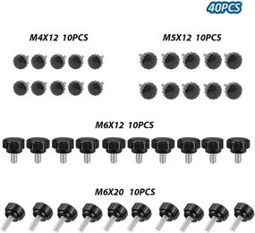 img 2 attached to 🔧 Enhanced Lependor Threaded Knurled Thumbscrew Machinery for Reliable Performance