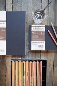 img 3 attached to 📔 Strathmore 483-5 Softcover Watercolor Art Journal, 8x5.5, White, 24 Pages