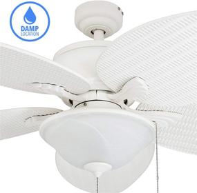 img 2 attached to Prominence Home 80018-01 Solona 52-inch White Ceiling Fan Blade: Efficient and Elegant Cooling Solution