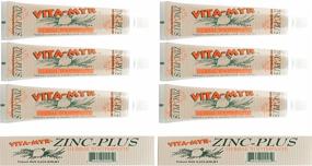 img 2 attached to Зубная паста VITA-MYR Herbal Zinc+: Безопасная, эффективная и без сахара! Без фтора, SLS и искусственных подсластителей. Без глютена и веганская. Осветляет зубы!