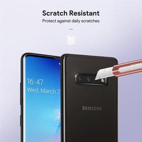 img 1 attached to 📱 [2+3 Пакет] LϟK Samsung Galaxy S10 Plus защита экрана и камеры - Поддержка ультразвукового сканера отпечатков пальцев, гибкий TPU, точное выравнивание