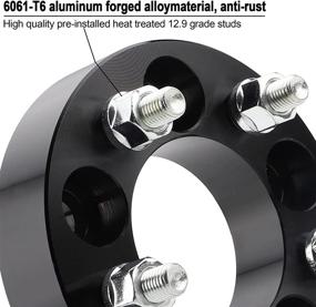 img 1 attached to 🔧 Высококачественные EOTH дистанционные колесные адаптеры 6x135 мм для F150 и Expedition, толщина 1,5 дюйма, болты 14 мм х 1,5, совместимы с 2015-2021