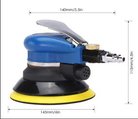 img 2 attached to 🔧 Pneumatic Autolock Random Orbital Sander - Top-notch Industrial Power & Hand Tool