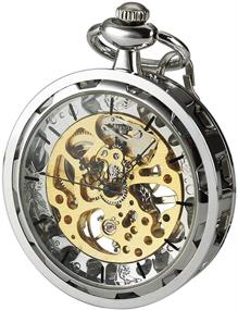 img 4 attached to VIGOROSO Classic Steampunk Mechanical Skeleton Watch