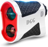 dgg 650yards slope golf rangefinder with 6x magnification, vibration flag locking, extra scanning & continuous mode - k600ag with slope logo