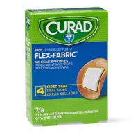 🩹 buy curad flex fabric spot adhesive bandages - 7/8" diameter (box of 100) логотип