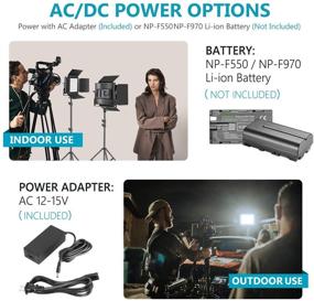 img 1 attached to 📸 Neewer Advanced 660 LED Video Light Kit with 2.4G Wireless Remote, Dimmable Bi-Color LED Panel, LCD Screen, and Light Stand for Portrait and Product Photography (2 Packs)