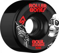 rollerbones bowl bombers wheels black sports & fitness logo