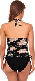 img 3 attached to SHEKINI Womens Printed Tankini Swimsuits