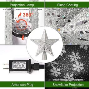 img 2 attached to Christmas Snowflake Projector Decoration Fantastic