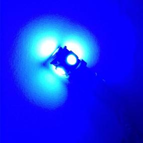 img 3 attached to 🚗 BlyilyB 20-Pack BA9 BA9S 53 57 1895 64111 Blue LED Car Light Bulb for License Plate, Side Door, Courtesy, Interior Dome, and Map Lights