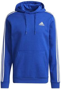 img 1 attached to Adidas Standard Essentials Fleece 3 Stripes Men's Clothing for Active