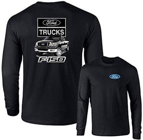 img 1 attached to F 150 Black Built Sleeve Charcoal Automotive Enthusiast Merchandise for Apparel
