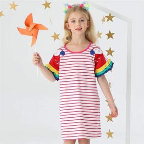 img 2 attached to Cyxon Smiling Clothes Autumn: Girls' Clothing Collection for Dresses (3-8 Years)