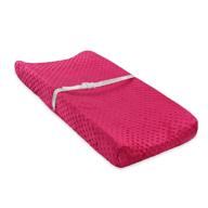 🍿 carter's popcorn valboa changing pad cover, siren pink - soft and stylish nursery essential logo