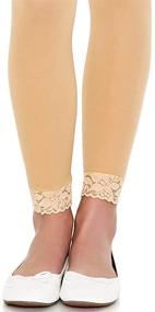 img 1 attached to 👧 ToBeInStyle Girls Opaque Leggings - Best Black Leggings for Girls' Clothing, Socks & Tights