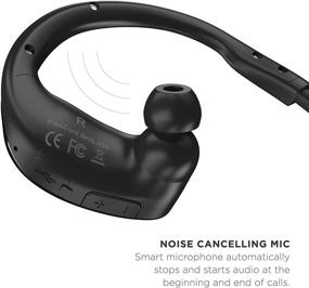 img 2 attached to 🎧 Phaiser BHS-530 Wireless Earbuds for Running - Bluetooth Sport Headset with Mic, Blackout