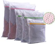 👙 5pcs durable mesh laundry bags for delicate laundry - ideal for socks, bras, lingerie, coats, bed sheets - includes travel laundry bag logo