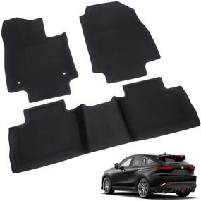 img 4 attached to KUST Toyota Accessories Liners Weather