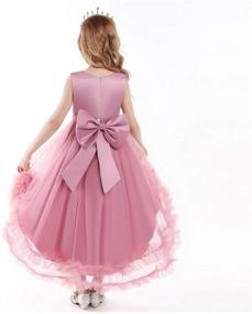 img 2 attached to VEOAY Girls High Low Party Dresses Princess for Girls Ball Gowns Dress, 1-8 Years - Enhanced for SEO