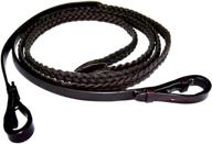 🐴 elite leather plaited reins by exselle logo