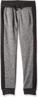 southpole boys' marled jogger fleece pants for comfort and style logo