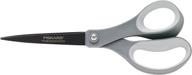 ✂️ fiskars performance 8-inch soft grip straight non-stick titanium scissors, 2-pack logo