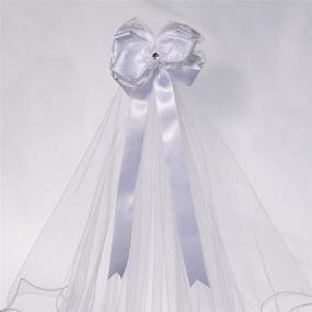 img 1 attached to 👰 Colorful House Wedding Headpiece: Perfect Girls' Accessory for First Communion Veils