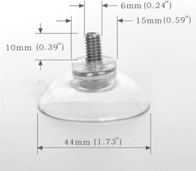 img 2 attached to M6 1 73 Clear Screw Suction