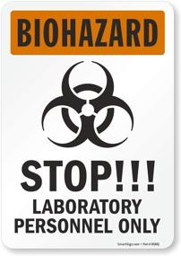 img 2 attached to SmartSign Biohazard Laboratory Personnel Graphic