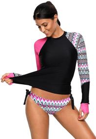 img 4 attached to Купальник MSSNNG Rashguard Swimwear XX Large