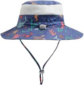 img 2 attached to 👒 Jastore Safari Breathable Bucket Summer Boys' Hat & Cap Accessories