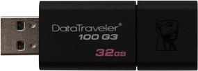 img 3 attached to 💾 Kingston Digital 32GB DataTraveler 100 G3 USB 3.0 Flash Drive - 2 Pack - Efficient Data Storage Solution (KW-U713202-8A)