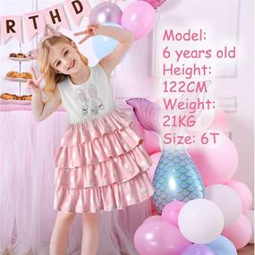 img 3 attached to 👗 Stylish and Comfortable VIKITA 2020 Toddler Girls Summer Dresses for Ages 3-8