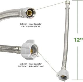 img 1 attached to FlexCraft 27412 NL1 Connector Stainless Compression