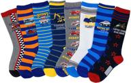 🧦 vibrant comfort: colorful cotton stockings for boys' clothing logo