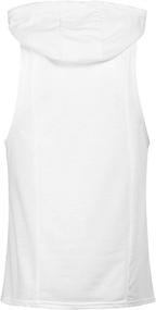 img 2 attached to 🏃 IWoo Sleeveless Tshirts: Breathable Polyester Running Tops for Men's Clothing and Shirts