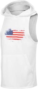 img 3 attached to 🏃 IWoo Sleeveless Tshirts: Breathable Polyester Running Tops for Men's Clothing and Shirts