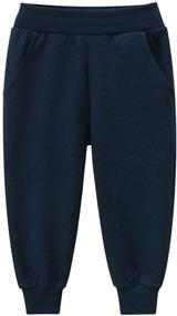 img 1 attached to 👶 Boys' Active Playwear: Toddler Joggers Sweatpants for Comfortable Trousers