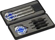 🎯 high-quality 26 grams tungsten alloy darts set – enhanced aluminum & polycarbonate shafts – complete with storage case - by trademark games логотип