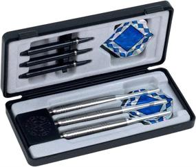 img 2 attached to 🎯 High-Quality 26 Grams Tungsten Alloy Darts Set – Enhanced Aluminum & Polycarbonate Shafts – Complete with Storage Case - by Trademark Games