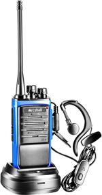 img 1 attached to Arcshell Rechargeable Long Range Two-Way Radios: 6 Pack Walkie Talkies with Earpiece, Li-ion Battery, and Charger Included