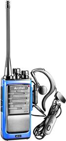 img 3 attached to Arcshell Rechargeable Long Range Two-Way Radios: 6 Pack Walkie Talkies with Earpiece, Li-ion Battery, and Charger Included